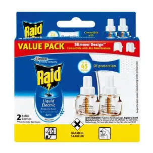 Raid Liquid Electric 45N Refill 2pk 33ml